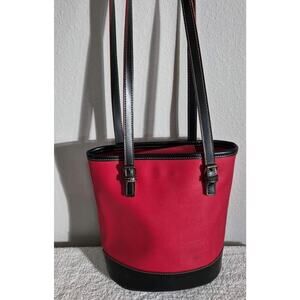 Vintage 90s Y2K 2000s Tommy Hilfiger Red Bucket Purse Bag